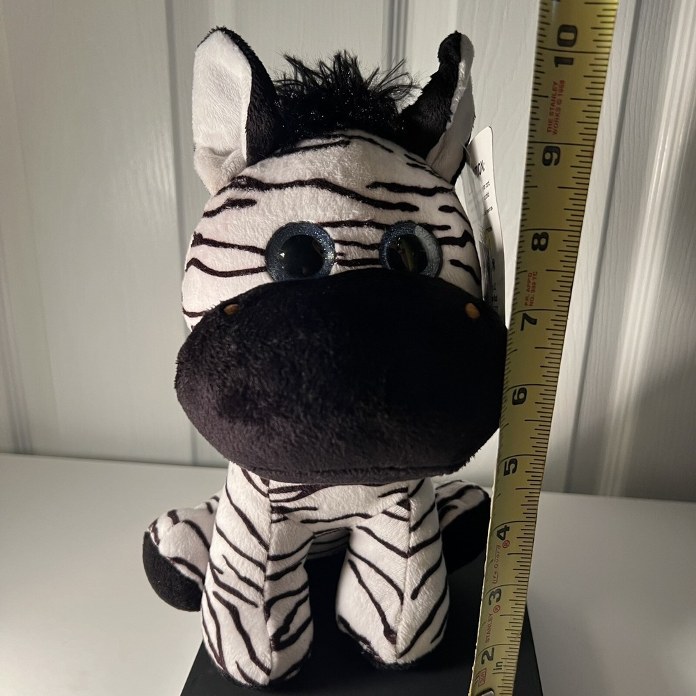 That Toy Factory Sitting Zebra‎ NWT 10"
